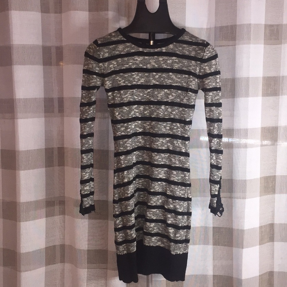 Striped Sweater Dress